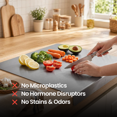 Jouvane™ Stainless Cutting Board