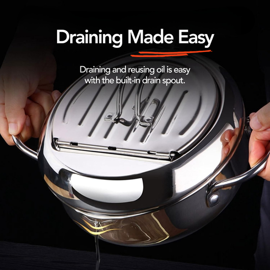 Stainless Clad Frying Pot