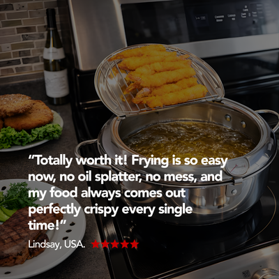 Stainless Clad Frying Pot